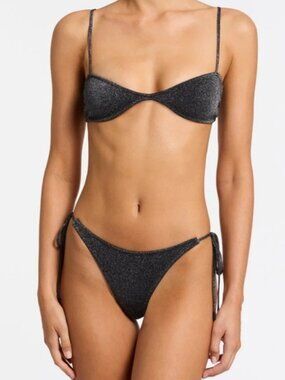 Triangl Este Bikini SET - Mana Black Lurex - Size S/M
